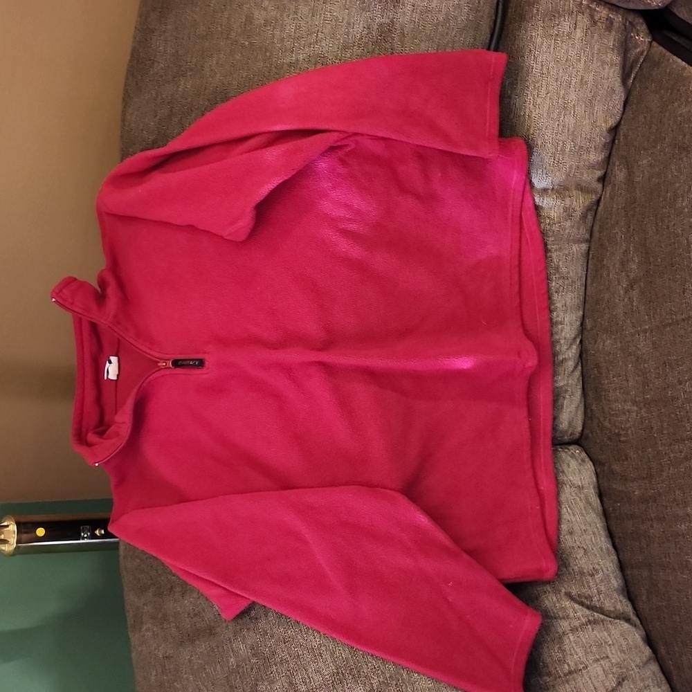 Old Navy Red Fleece Pullover